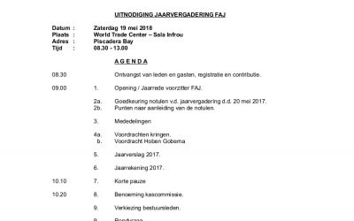 Uitnodiging Jaarvergadering